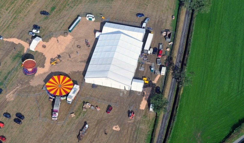 2012 chill out 12 x 30m marquee for Shropshire YFC Chairmans Ball